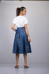 Printed Skirt For Women black Digital Print Party Wear Skirt (OTLKT1013)